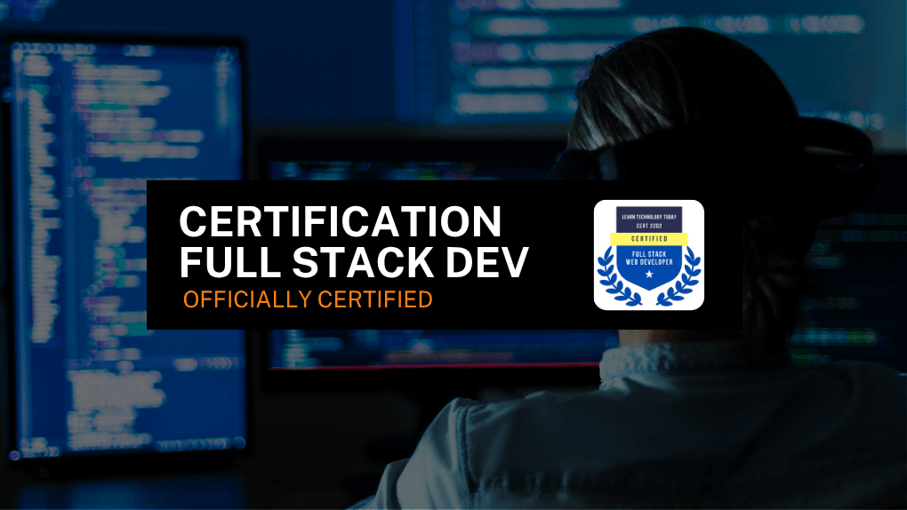 Certified Full Stack Web Developer